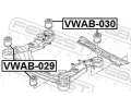FEBEST Zaven tla npravy FBS VWAB-029, VWAB-029