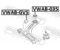 FEBEST Uložení řídicího mechanismu FBS VWAB-035, VWAB-035