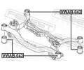 FEBEST Zaven tla npravy FBS VWAB-043, VWAB-043