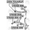 FEBEST Uloen dicho mechanismu FBS VWAB-044, VWAB-044