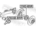 FEBEST Zaven tla npravy FBS VWAB-B5R, VWAB-B5R