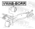 FEBEST Zaven tla npravy FBS VWAB-BORR, VWAB-BORR