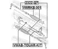 FEBEST Uloen dicho mechanismu FBS VWAB-TOUAR-KIT, VWAB-TOUAR-KIT
