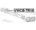 FEBEST Loisko stednho loiska kloubovho hdele FBS VWCB-TR10, VWCB-TR10