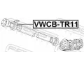FEBEST Loisko stednho loiska kloubovho hdele FBS VWCB-TR11, VWCB-TR11