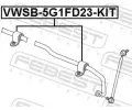 FEBEST Sada na opravu uloen stabiliztoru FBS VWSB-5G1FD23-KIT, VWSB-5G1FD23-KIT