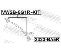 FEBEST Sada na opravu uloen stabiliztoru FBS VWSB-5G1R-KIT, VWSB-5G1R-KIT