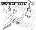 FEBEST Drk pnho stabiliztoru FBS VWSB-CRAFR, VWSB-CRAFR