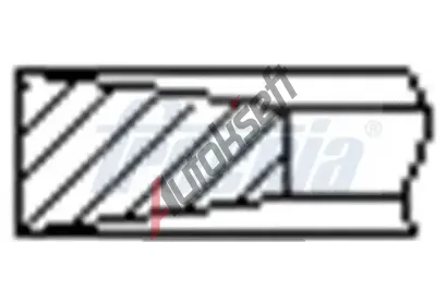 FRECCIA Sada p�stn�ch krou�k� FCC FR10-073800, FR10-073800