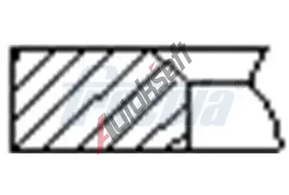 FRECCIA Sada pístních kroužků FCC FR10-370300, FR10-370300 FRECCIA Sada pístních kroužků FCC FR10-370300, FR10-370300