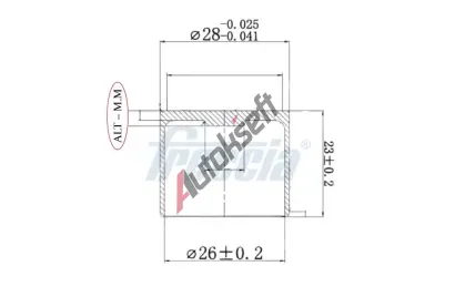 FRECCIA Zdvihátko ventilu FCC PI 03-134, PI 03-134 FRECCIA Zdvihátko ventilu FCC PI 03-134, PI 03-134