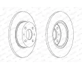 FERODO Brzdov kotou PREMIER Coat+ disc - 251 mm FE DDF066C, DDF066C