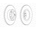 FERODO Brzdov kotou PREMIER - 290 mm FE DDF069, DDF069