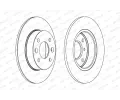 FERODO Brzdov kotou PREMIER Coat+ disc - 238 mm FE DDF070C, DDF070C