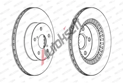 FERODO Brzdov kotou PREMIER - 302 mm FE DDF1009C, DDF1009C