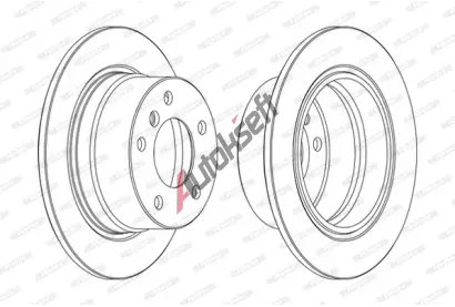 FERODO Brzdový kotouč PREMIER High Carbon - 272 mm FE DDF1028C, DDF1028C FERODO Brzdový kotouč PREMIER High Carbon - 272 mm FE DDF1028C, DDF1028C