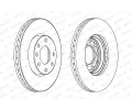 FERODO Brzdov kotou PREMIER Coat+ disc - 256 mm FE DDF1041C, DDF1041C