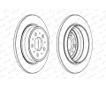 FERODO Brzdov kotou PREMIER Coat+ disc - 288 mm FE DDF1079C, DDF1079C