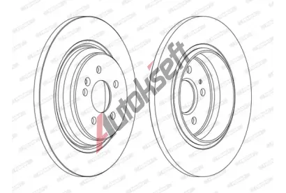 FERODO Brzdov kotou PREMIER - 331 mm FE DDF1099C, DDF1099C