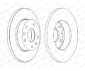 Brzdov� kotou�&nbsp;FERODO&nbsp;&dash;&nbsp;FE DDF1100C