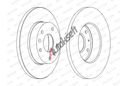 FERODO Brzdový kotouč PREMIER - 262 mm FE DDF1100C, DDF1100C FERODO Brzdový kotouč PREMIER - 262 mm FE DDF1100C, DDF1100C