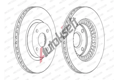 FERODO Brzdov kotou PREMIER - 257 mm FE DDF1105C, DDF1105C