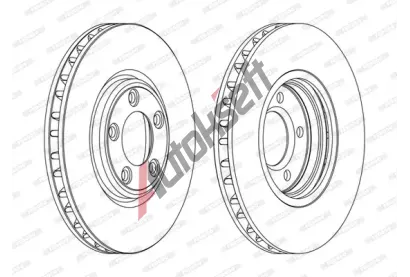 FERODO Brzdov kotou PREMIER - 300 mm FE DDF1107C, DDF1107C