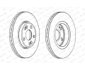 FERODO Brzdov kotou PREMIER - 280 mm ‐ FE DDF1123C