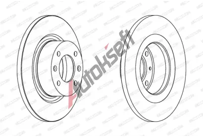 FERODO Brzdov kotou PREMIER - 276 mm FE DDF1157C, DDF1157C