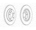 FERODO Brzdov kotou PREMIER Coat+ disc - 294 mm FE DDF1158C, DDF1158C