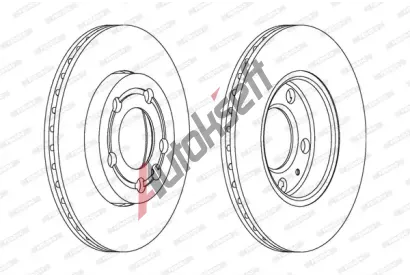 FERODO Brzdov kotou PREMIER High Carbon - 239 mm FE DDF1164C, DDF1164C