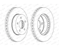 FERODO Brzdový kotouč PREMIER - 288 mm FE DDF1184C, DDF1184C