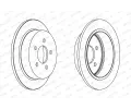 FERODO Brzdov kotou PREMIER - 284 mm FE DDF1186, DDF1186