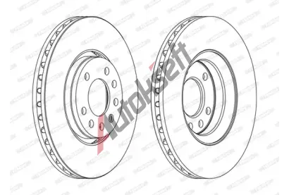 FERODO Brzdov kotou PREMIER - 302 mm FE DDF1215C, DDF1215C