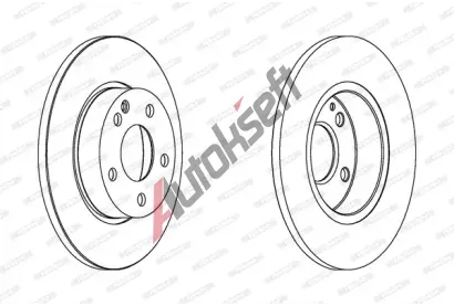 FERODO Brzdov kotou PREMIER High Carbon - 276 mm FE DDF1219C, DDF1219C