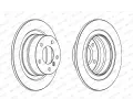 FERODO Brzdov kotou PREMIER - 296 mm FE DDF1230C, DDF1230C