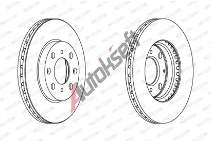 FERODO Brzdov kotou PREMIER - 240 mm FE DDF1231C, DDF1231C