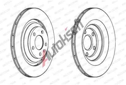FERODO Brzdov kotou PREMIER High Carbon - 330 mm FE DDF1240C, DDF1240C