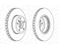 FERODO Brzdov kotou PREMIER Coat+ disc - 324 mm FE DDF1242C-1, DDF1242C-1