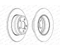 FERODO Brzdov kotou PREMIER - 324 mm FE DDF1255C-1, DDF1255