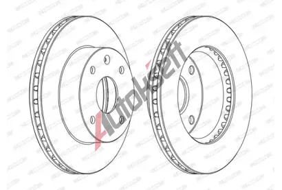 FERODO Brzdov kotou PREMIER - 256 mm FE DDF1257C, DDF1257C
