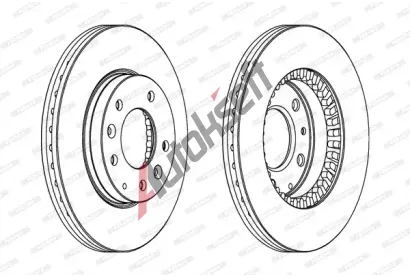 FERODO Brzdov kotou PREMIER - 274 mm FE DDF1278C, DDF1278C