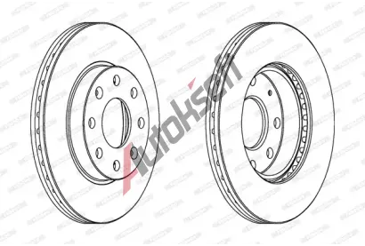 FERODO Brzdov kotou PREMIER - 236 mm FE DDF1279C, DDF1279C