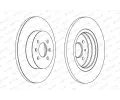 FERODO Brzdov kotou PREMIER - 280 mm FE DDF1295, DDF1295