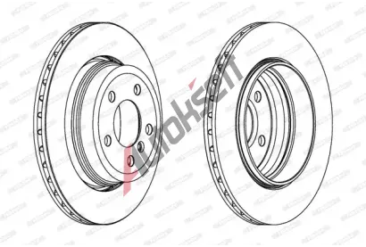 FERODO Brzdov kotou PREMIER High Carbon - 320 mm FE DDF1297, DDF1297