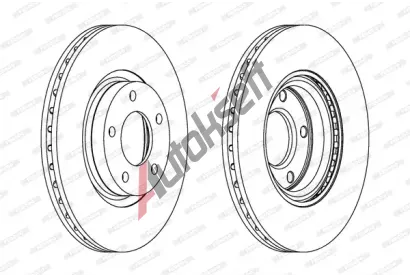 FERODO Brzdov kotou PREMIER High Carbon - 300 mm FE DDF1312C, DDF1312C