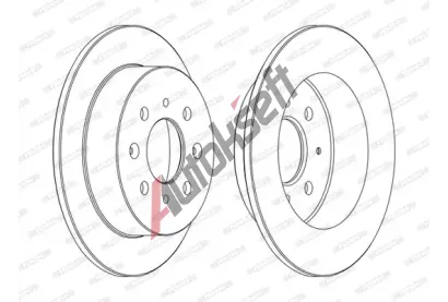 FERODO Brzdov kotou PREMIER Coat+ disc - 239 mm FE DDF1358C, DDF1358C
