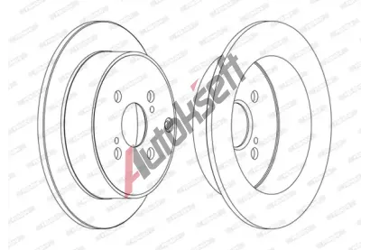 FERODO Brzdov kotou PREMIER - 290 mm FE DDF1409C, DDF1409C