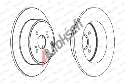 FERODO Brzdový kotouč PREMIER - 279 mm FE DDF1421C, DDF1421C FERODO Brzdový kotouč PREMIER - 279 mm FE DDF1421C, DDF1421C