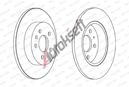 FERODO Brzdov kotou PREMIER - 288 mm FE DDF1423C, DDF1423C